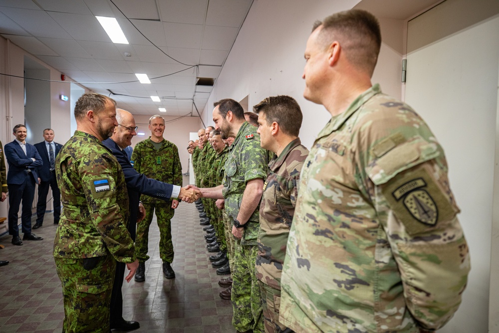 Estonian President visits Austere Challenge 2024