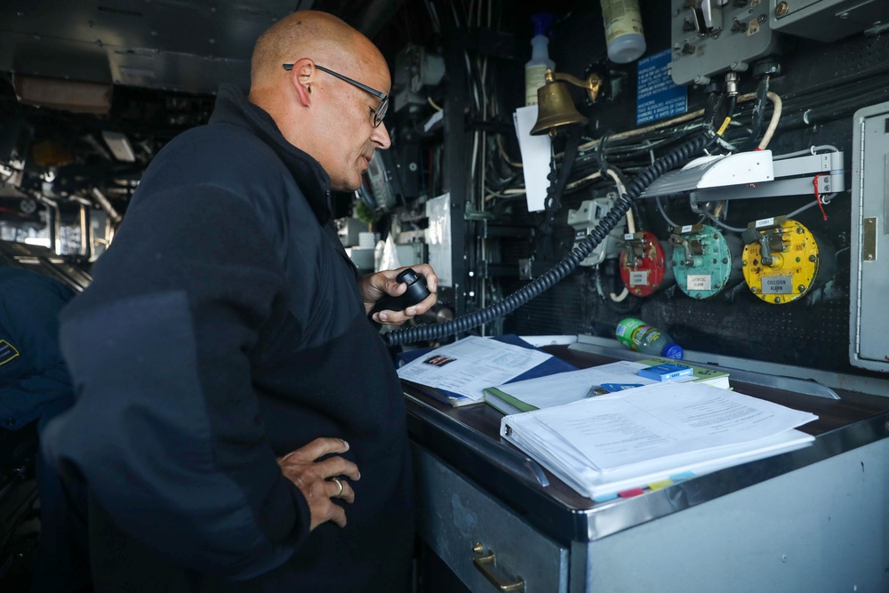 USS Leyte Gulf Underway Ops