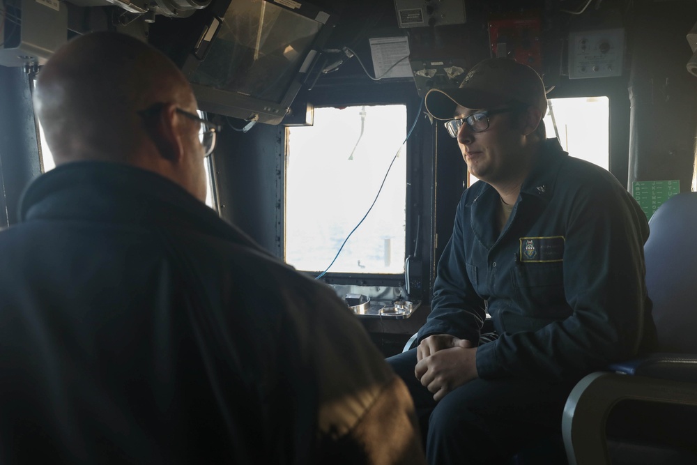 USS Leyte Gulf Underway Ops