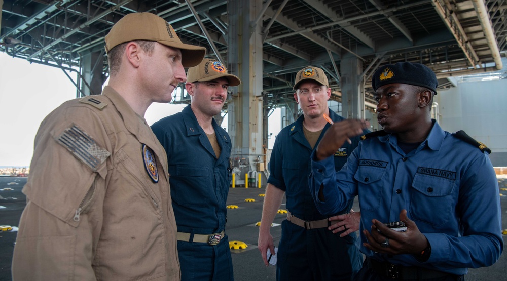 Hershel &quot;Woody&quot; Williams Operational Planning with Ghana Navy