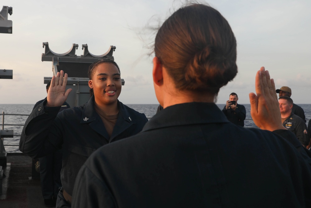 USS Leyte Gulf Underway Operations