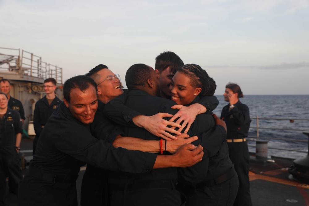 USS Leyte Gulf Underway Operations