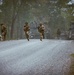 Armored units support infantry at the Joint Readiness Training Center