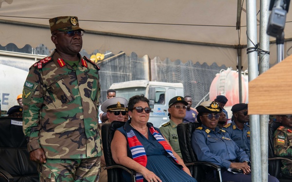 Hershel &quot;Woody&quot; Williams Sailors Participate in the Flagging-Off Ceremony for Exercise Sea Lion 2024