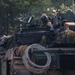 Armored units support infantry at the Joint Readiness Training Center