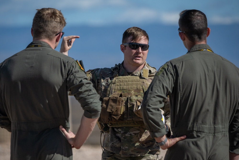 7th ASOS hosts combined joint airstrike training at Fort Bliss