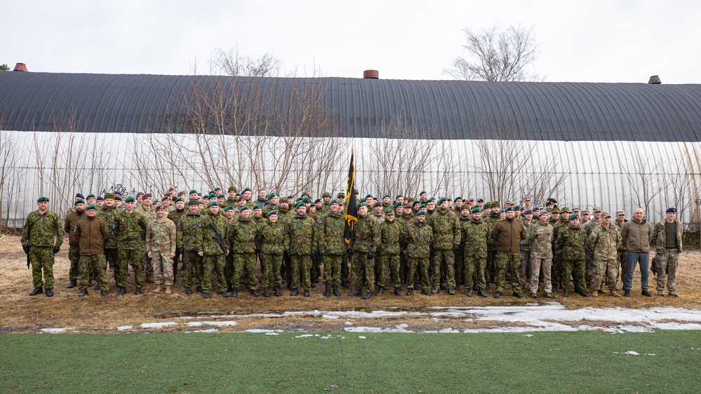 4th SFAB Advisors recognized by 1st Estonian Division during Austere Challenge 2024