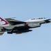 Thunderbird #7 arrives at MacDill for Tampa Bay AirFest