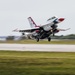 Thunderbird #7 arrives at MacDill for Tampa Bay AirFest