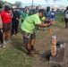 Navy Closure Task Force - Red Hill and Local Community Build Protective Wall for Hawaiian Burial Site