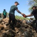 Navy Closure Task Force - Red Hill and Local Community Build Protective Wall for Hawaiian Burial Site