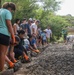 Navy Closure Task Force - Red Hill and Local Community Build Protective Wall for Hawaiian Burial Site