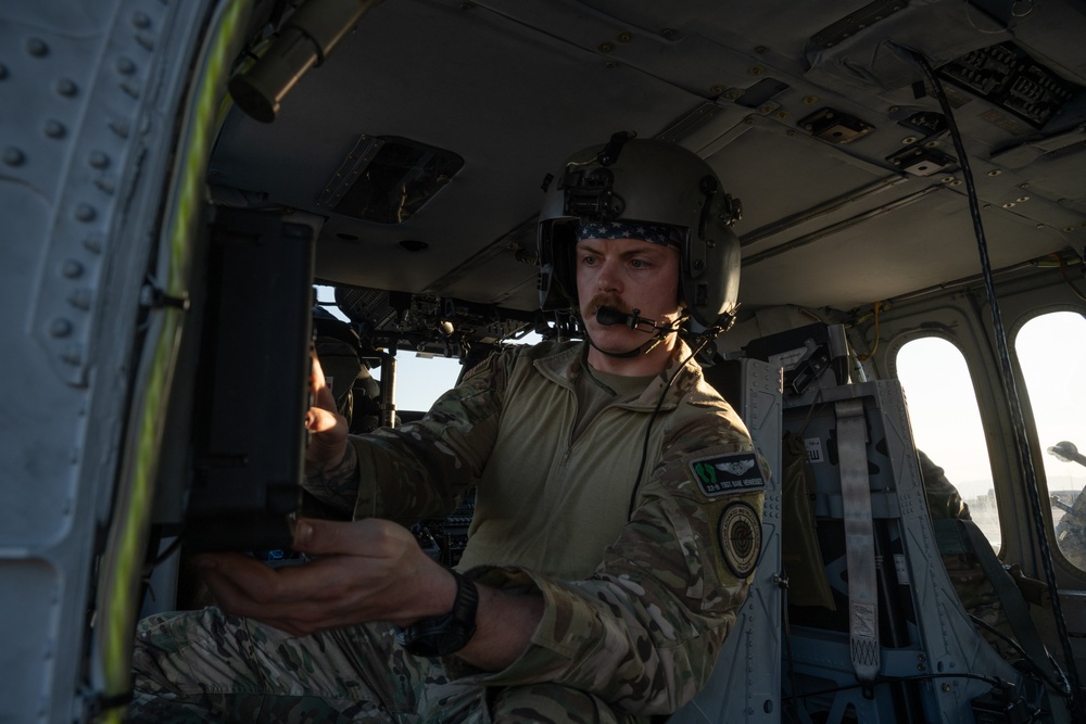 34th Weapons School: HH-60W instructors conduct SAT training