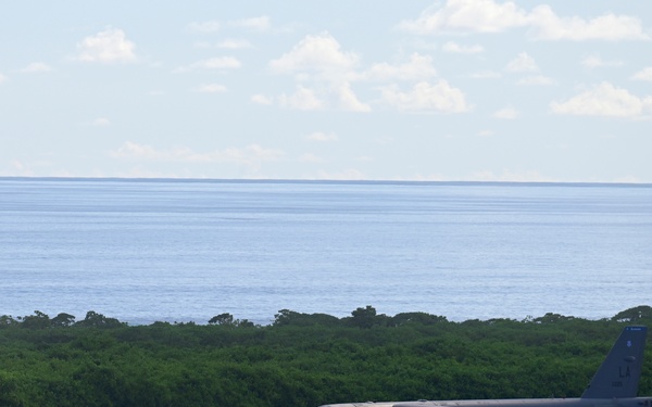 B-52s land in Diego Garcia during Bomber Task Force deployment