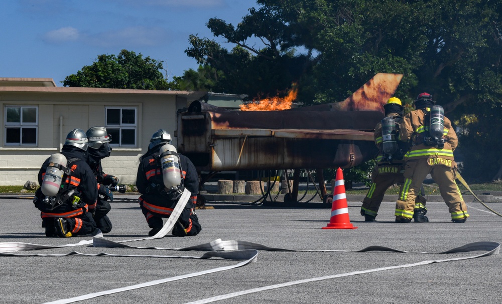 Kadena conducts bilateral aircraft mishap exercise