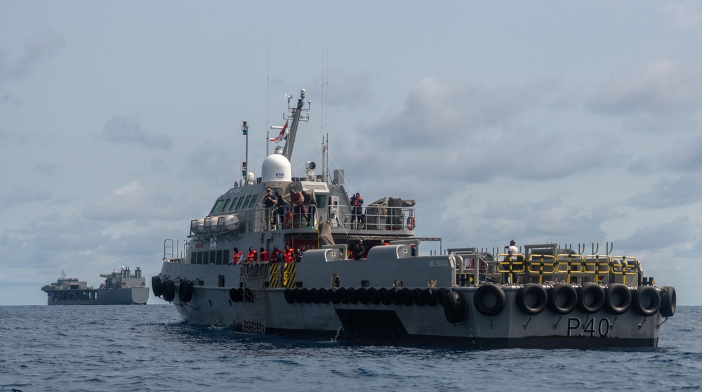 Hershel &quot;Woody&quot; Williams Conducts Personnel Transfer with Ghana Navy