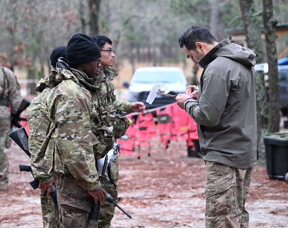 Special Forces Candidates Tested During Land Navigation