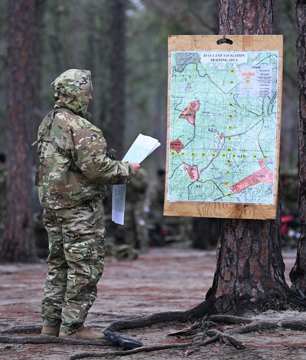 Special Forces Candidates Tested During Land Navigation