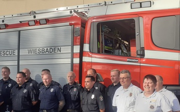 USAG Wiesbaden Fire Department awarded IMCOM’s top firefighting honor following best in Europe recognition