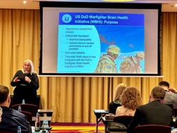 Warfighter Brain Health Initiative Director Kathy Lee Presents at TBI Symposium Overseas