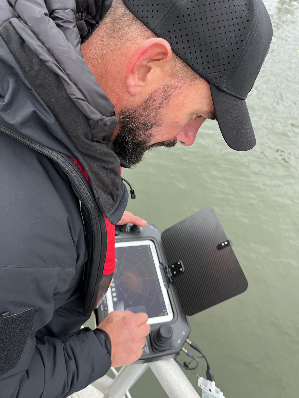 US Army Corps of Engineers Baltimore District supports the U.S. Coast Guard recovery and debris removal.