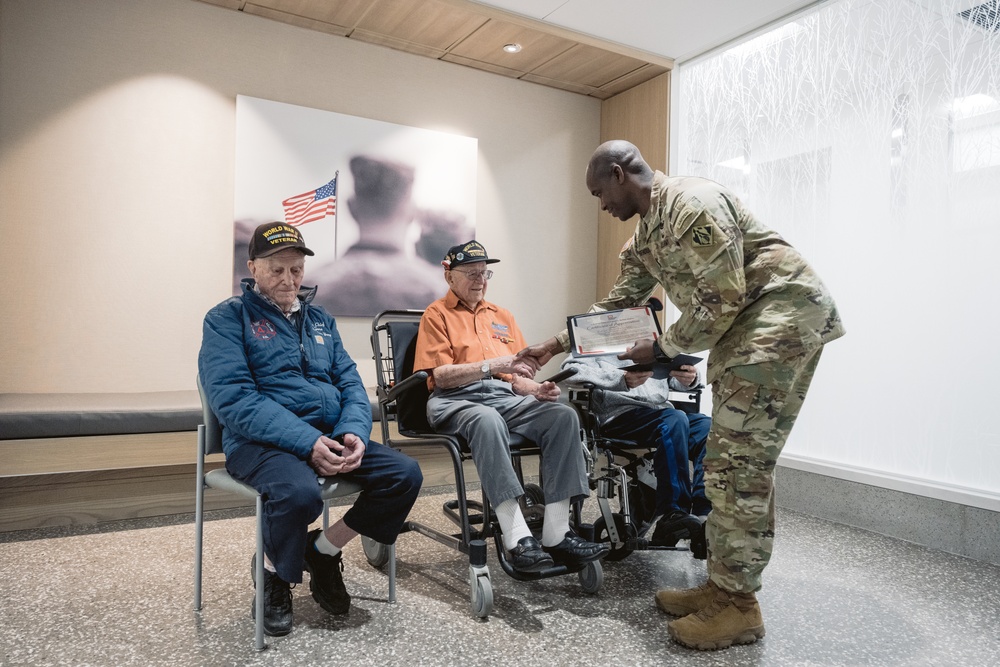 USACE Buffalo District Honors WWII Veterans at VA Canandaigua