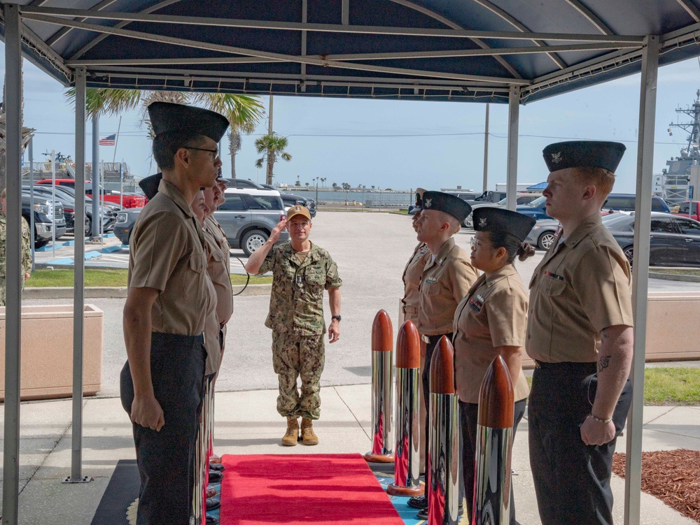 2nd Fleet commander visits Naval Station Mayport