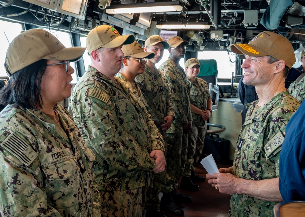 2nd Fleet commander visits Naval Station Mayport