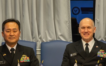Vice Adm. Black Hosts his Counterpart from JMSDF