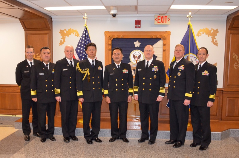 Vice Adm. Black Hosts his Counterpart from JMSDF