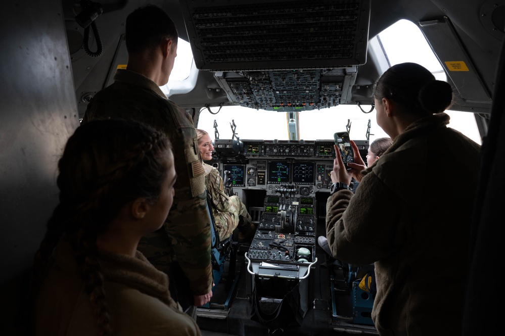 911th Airlift Wing Opens Doors to ROTC Detachment 730 for Base Tour