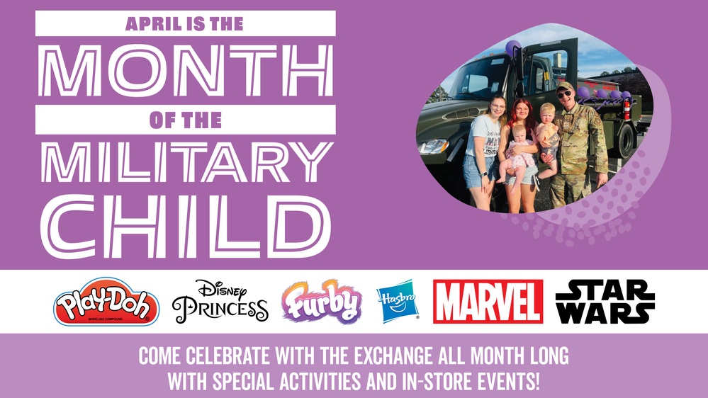 Exchange Celebrates Month of the Military Child With Prizes, Events at PXs, BXs
