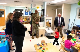 Army leadership observes quality of life efforts on Fort Johnson
