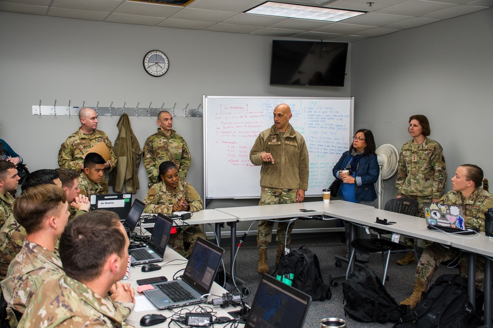 Lt. Gen Robinson Engages Officer Trainees, Emphasizes Leadership Attributes at OTS Maxwell AFB Visit