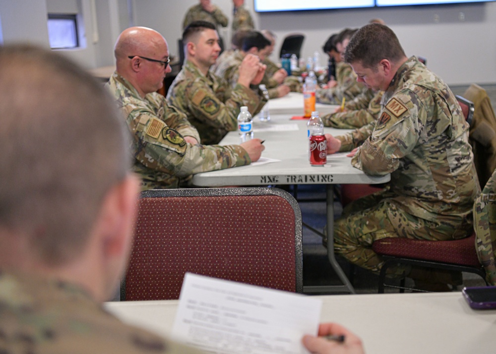 104th Fighter Wing conducts lunch and learn training, builds unit resiliency