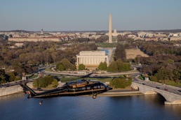 12th Aviation Battalion Flies Over Washington, D.C. Area During Peak Cherry Blossom Bloom