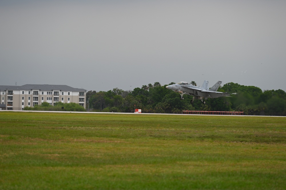 Comin' in hot; Aircraft arrive for Tampa Bay AirFest
