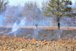 Fort McCoy personnel continue natural resources management through prescribed burns