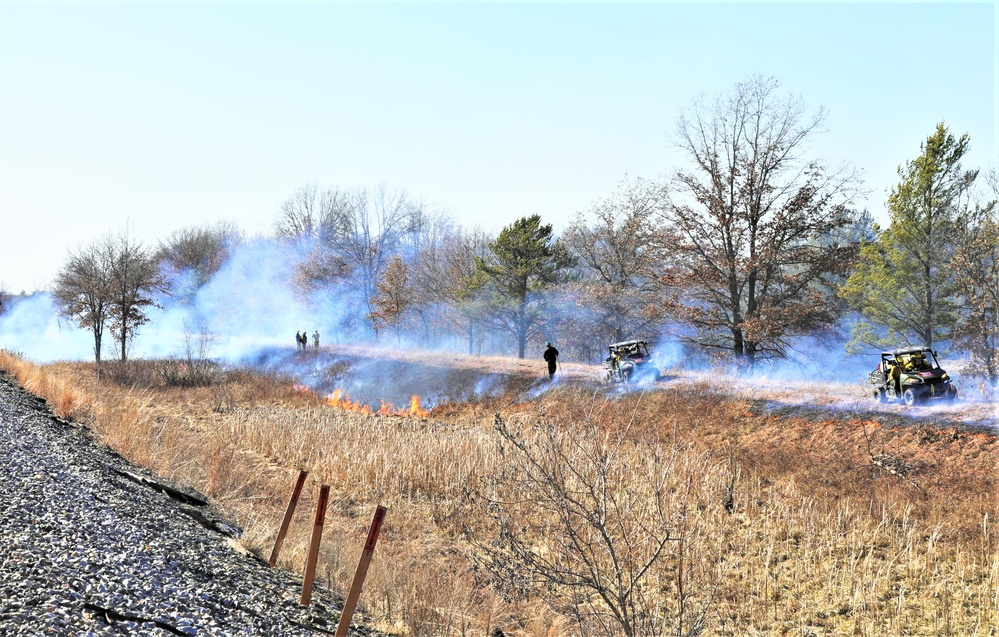 Fort McCoy personnel continue natural resources management through prescribed burns