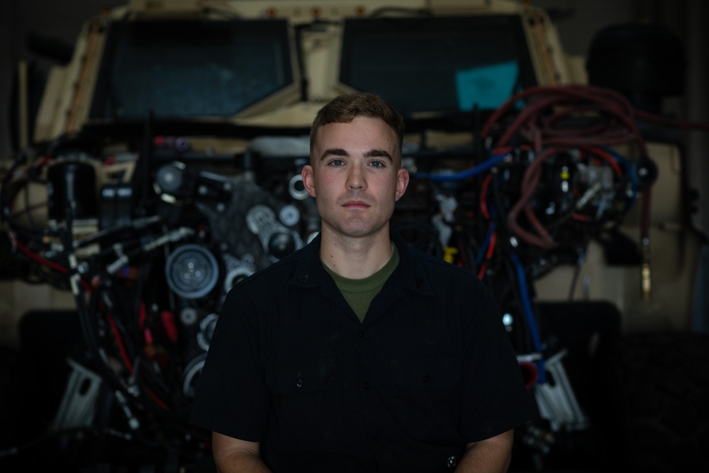 Michigan Native Awarded 2023 Marine Corps Motor Transport Maintenance Technician of the Year