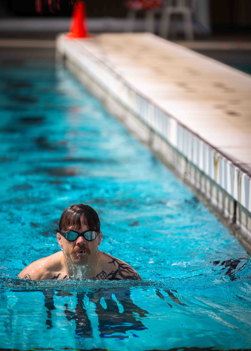 Navy Wounded Warrior Trials at JBPHH - Swimming