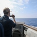 Sailors Aboard The USS Howard Stand Watch During a Surface Warfare Exercise