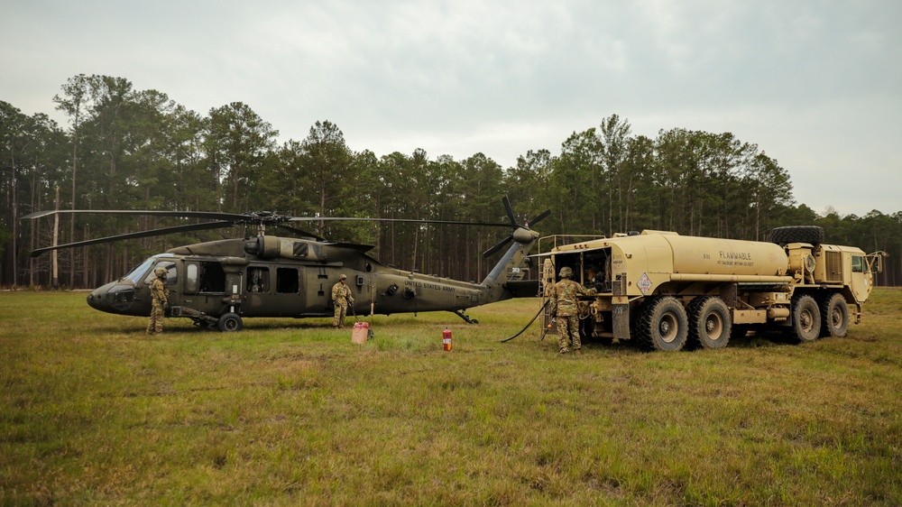 Aerial Assault: Brawlers certify Aviation Soldiers during Aerial Gunnery