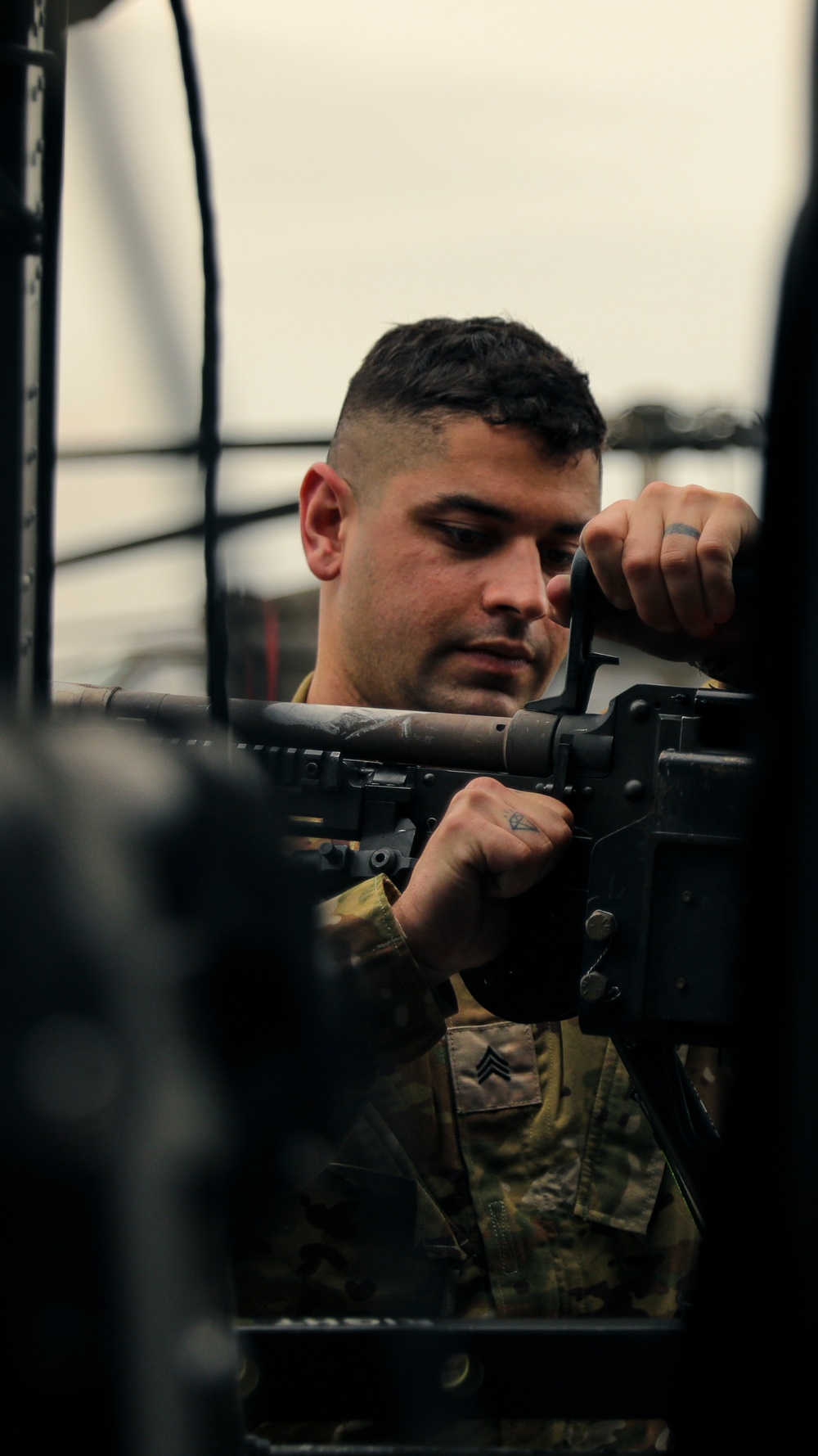 Aerial Assault: Brawlers certify Aviation Soldiers during Aerial Gunnery