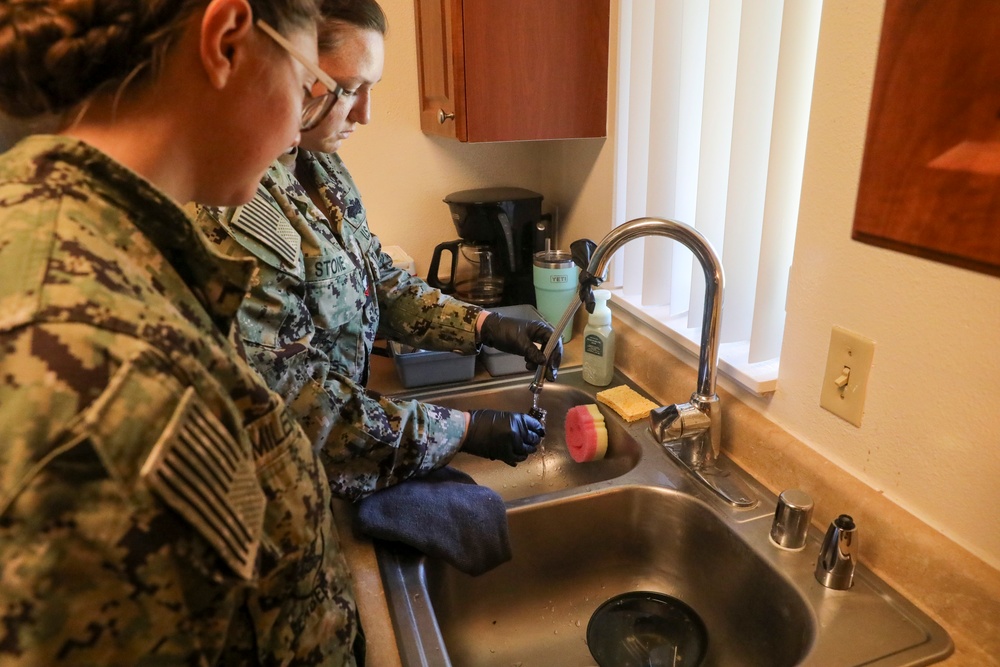 Navy’s Rapid Response Team Conduct Water Testing