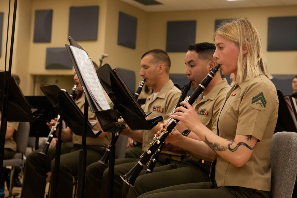 1st MARDIV Band hosts clinic for military, civilian musicians