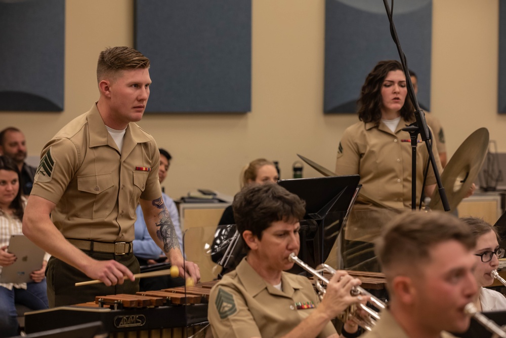 1st MARDIV Band hosts clinic for military, civilian musicians