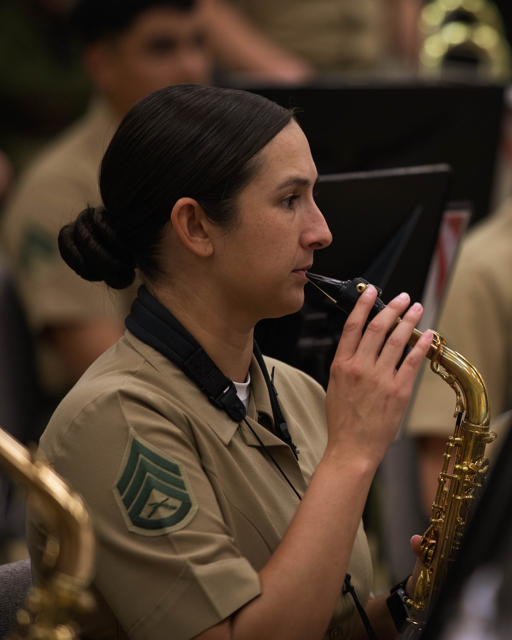 1st MARDIV Band hosts clinic for military, civilian musicians