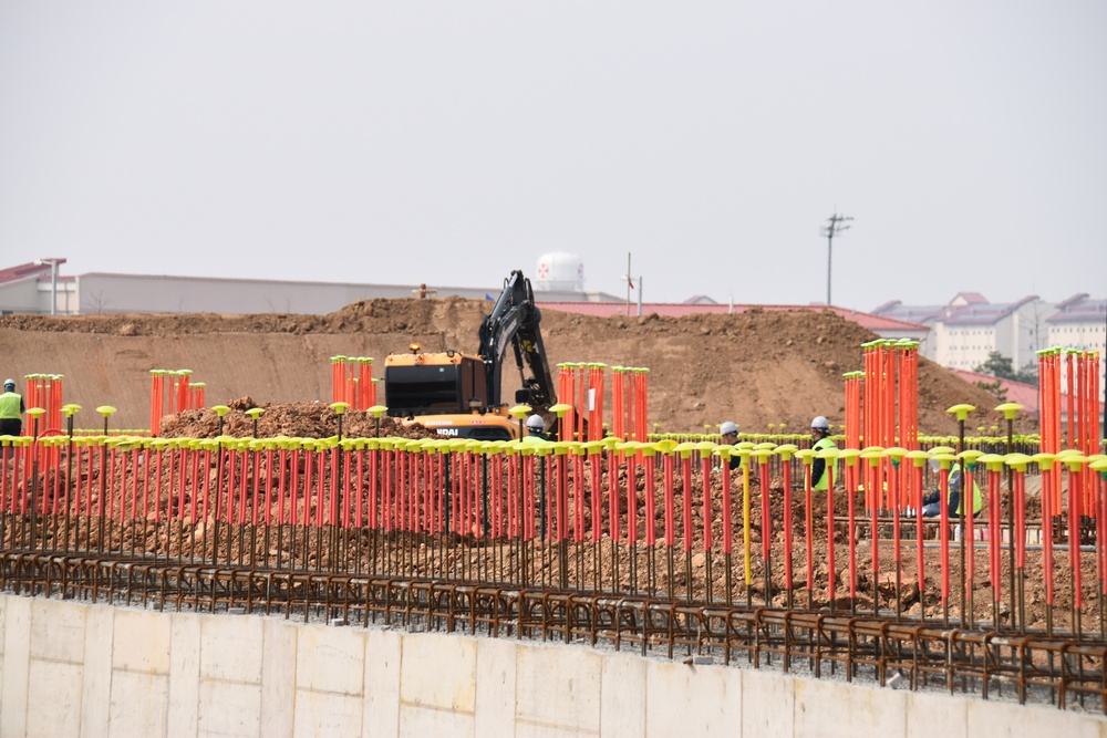 Army engineers construct third elementary school on Camp Humphreys