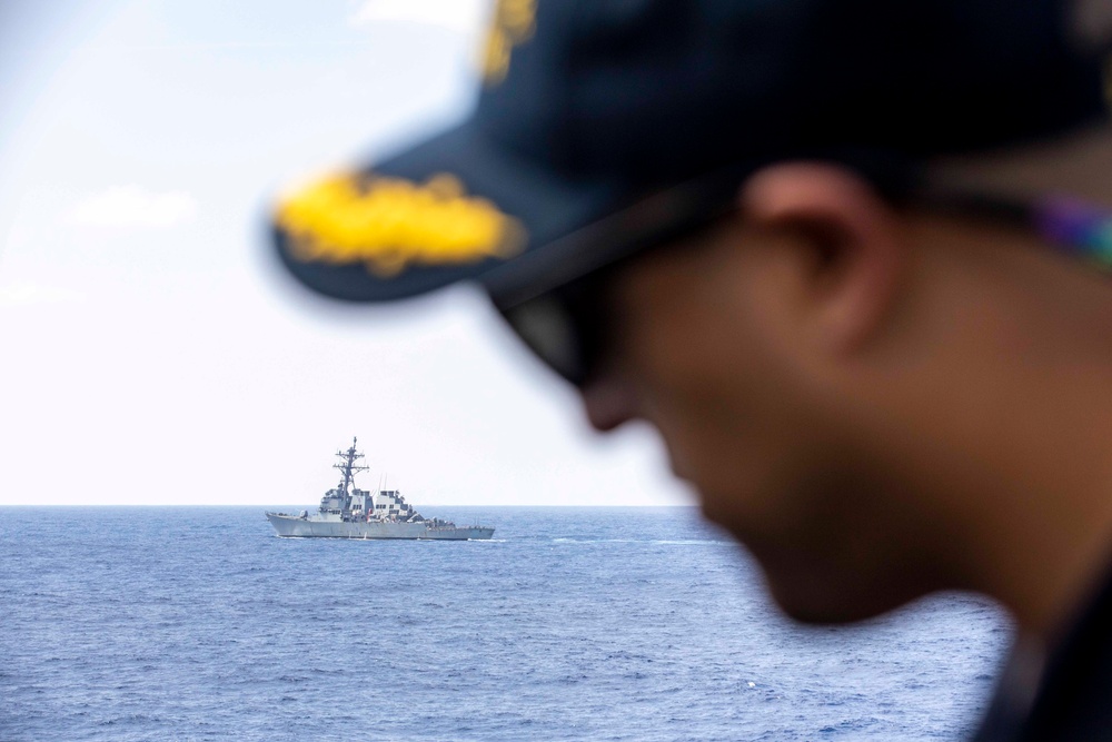 USS Ralph Johnson Conducts Training Evolution